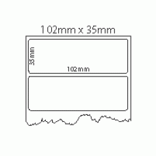 704 - Label Size 102mm x 35mm - 1 label across