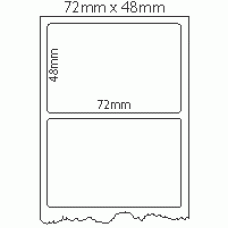 713 - Label Size 72mm x 48mm - 1 label across